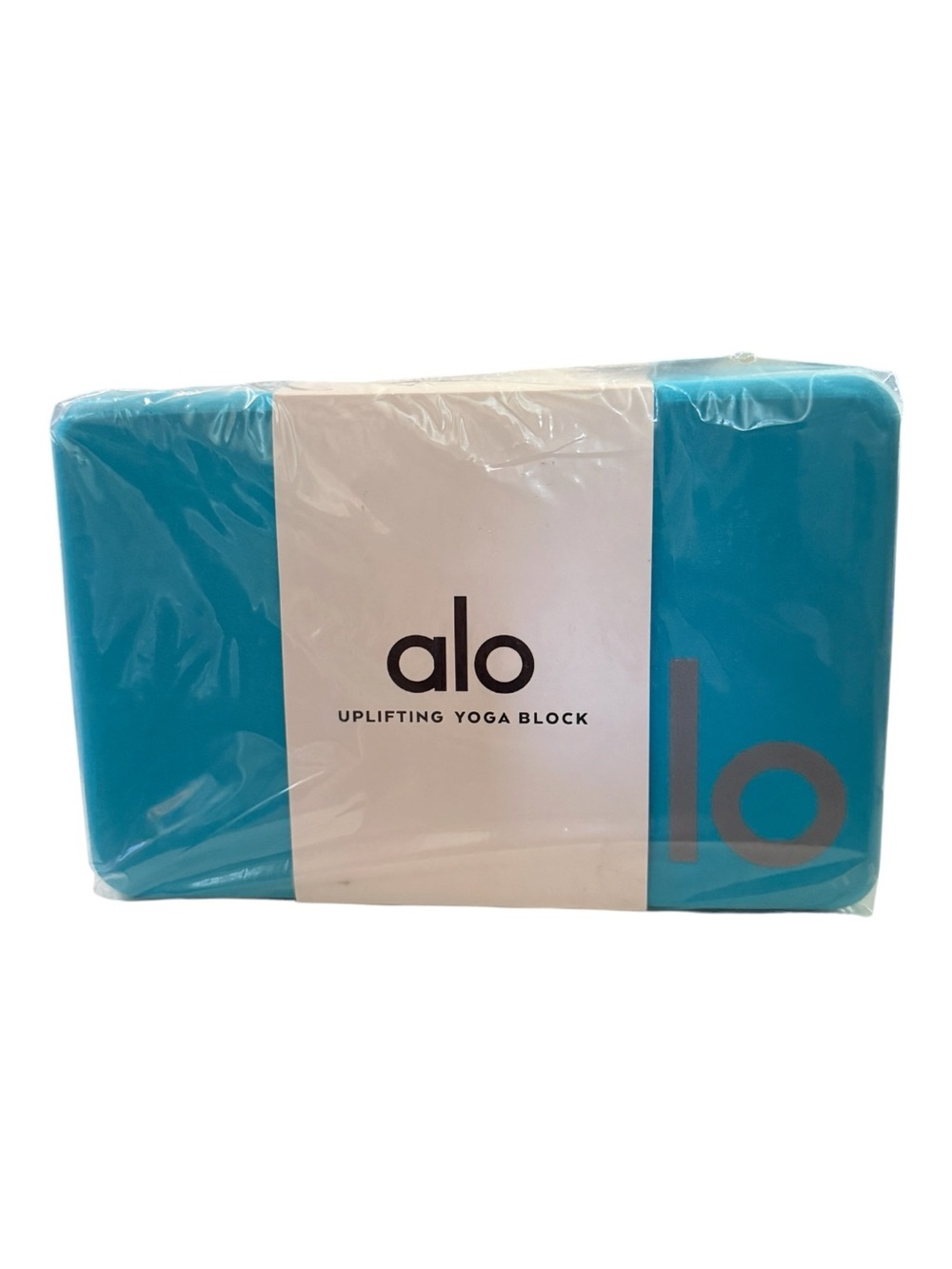 Alo Yoga Uplifting Yoga Block – Bright Aqua/Silver | New